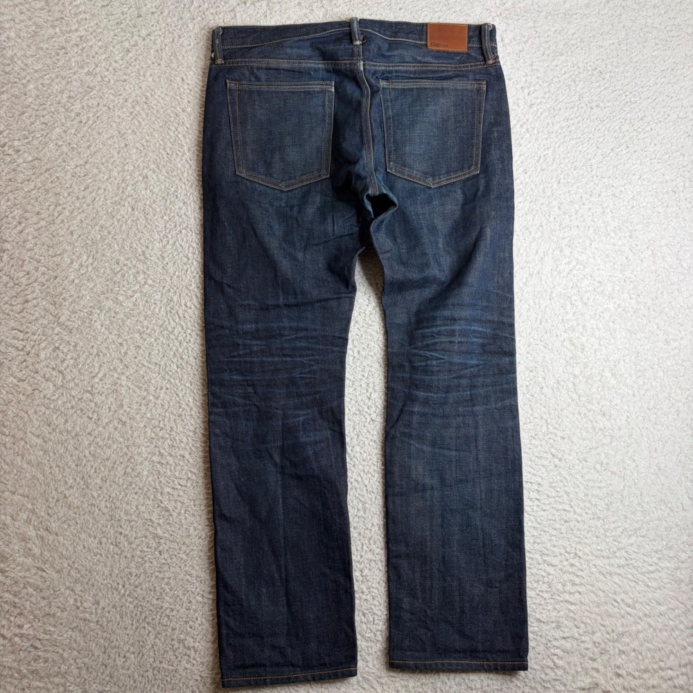 Gap 1969 Slim Kaihara Japanese Selvedge Denim Jeans Indigo 32x28 (34x29)